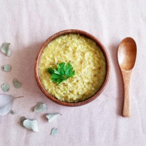 アーユルヴェーダ流のデトックスお粥「キッチャリー」の完成イメージ