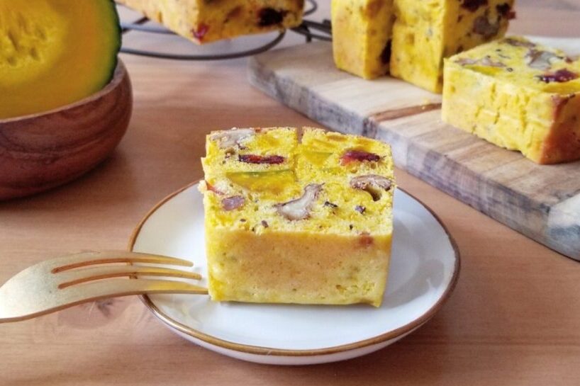 動画で学べるしっとり濃厚なグルテンフリーかぼちゃパウンドケーキ