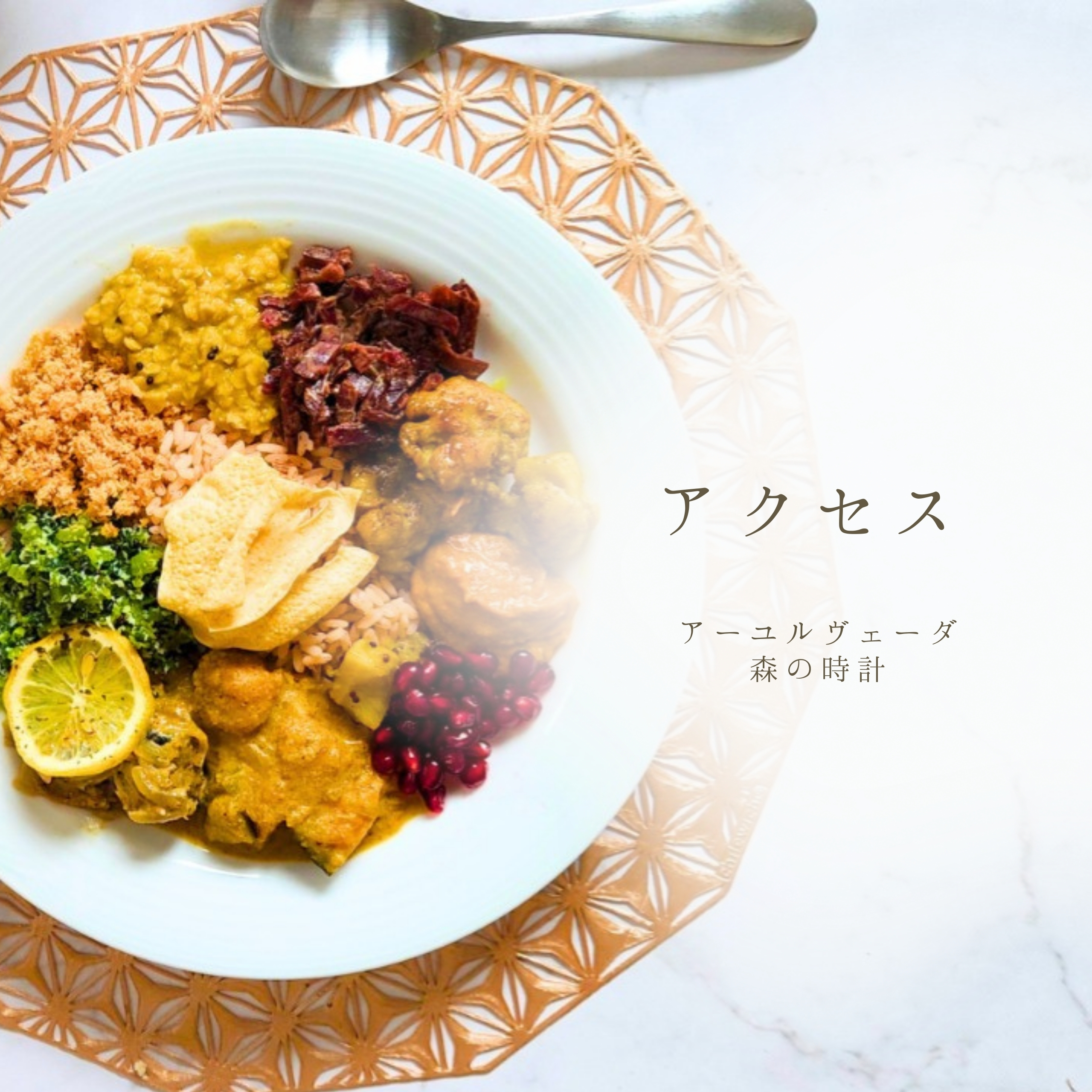 名古屋市天白区の教室で提供している彩り豊かなアーユルヴェーダ料理